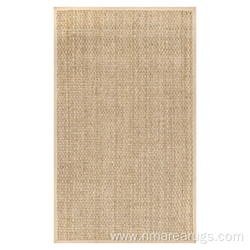 Natural seagrass fiber flat weave floor rugs